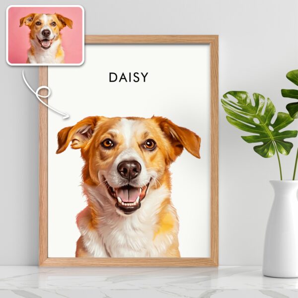 Custom Watercolor Pet Portrait