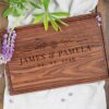 Personalized Cutting Board Wedding Gift for Couple