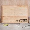 Cutting Board Engraved Family Name & Date