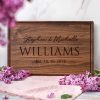 Custom Walnut Cutting Boards with Juice Grooves