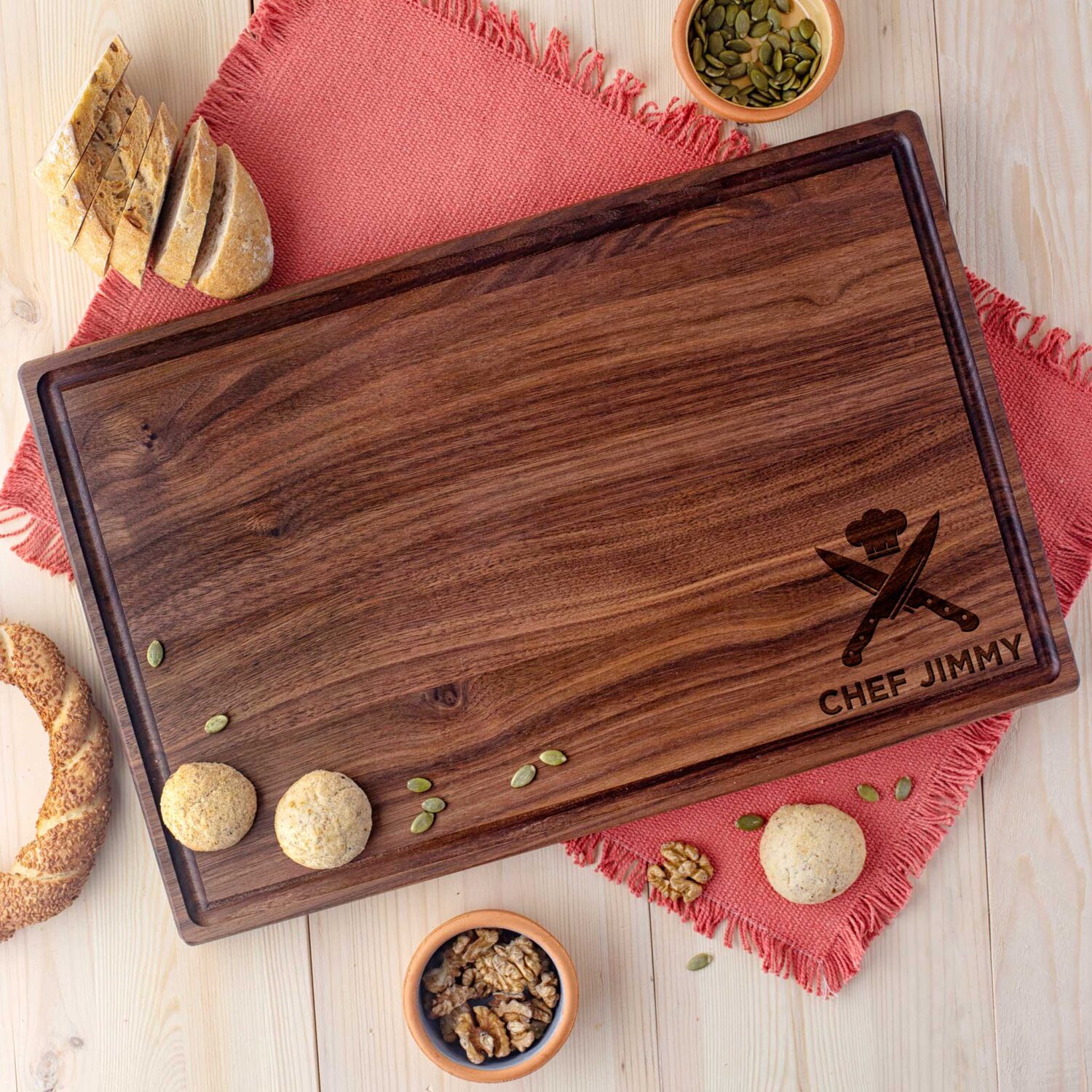 Personalized Chef's Cutting Board