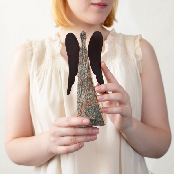 Forest Decor Wooden Angels