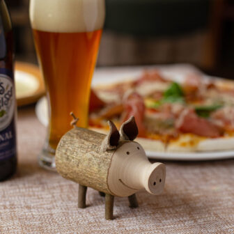 Wood Piggy Bottle Opener for Beer
