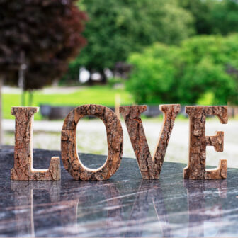Wooden Love Letters (4 Piece Set)