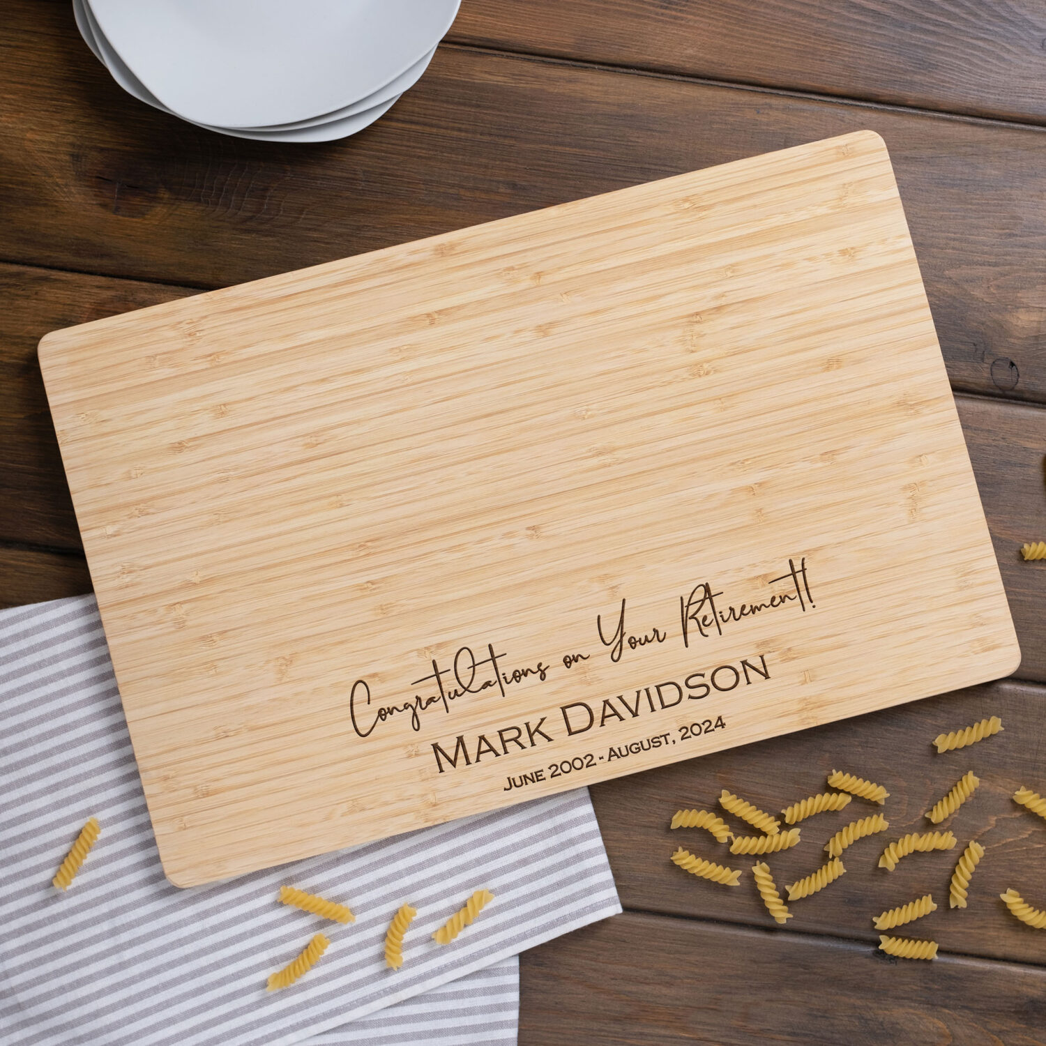 Personalized Retirement Cutting Board