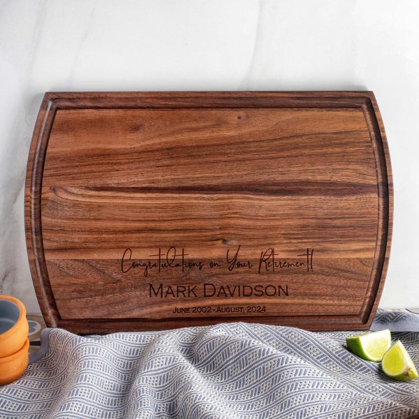 Personalized Retirement Cutting Board