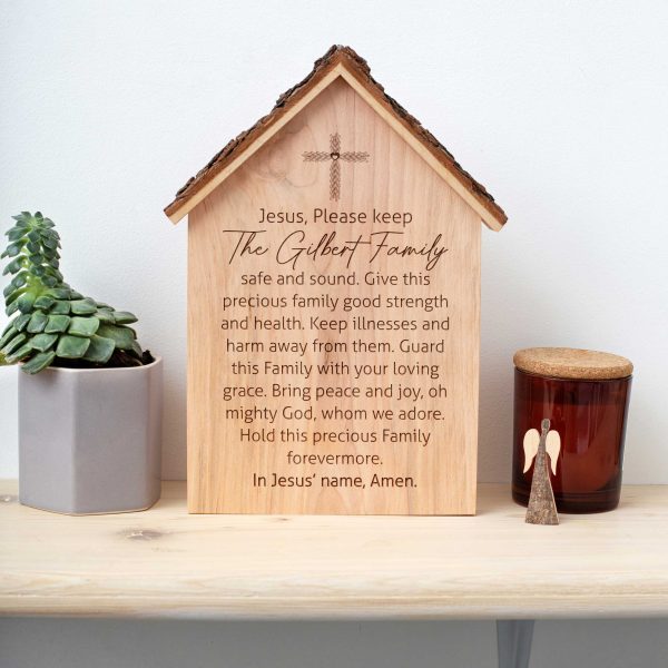 Personalized Rustic Prayer Sign