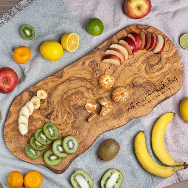 Custom Live Edge Serving Board with Magnetic Stand