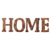 Wood Home Letters Cutout Sign