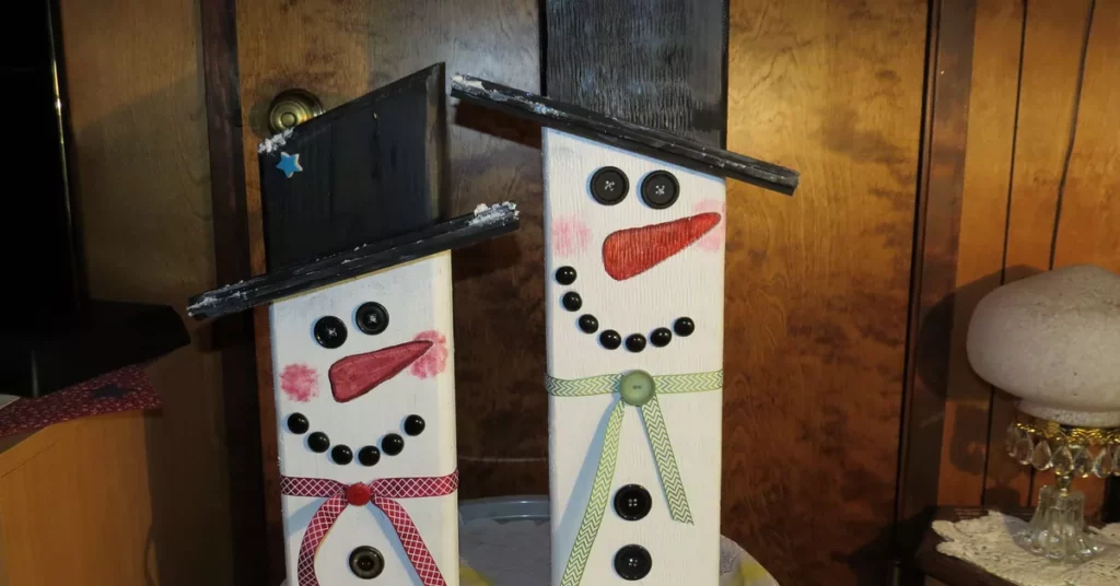 Wooden store christmas crafts