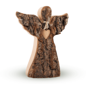 Wooden angel figurines