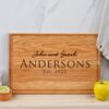 Personalized Cutting Board with Traditional Design