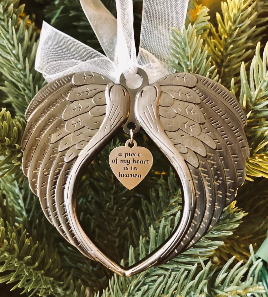 Angel Wings Christmas Ornament