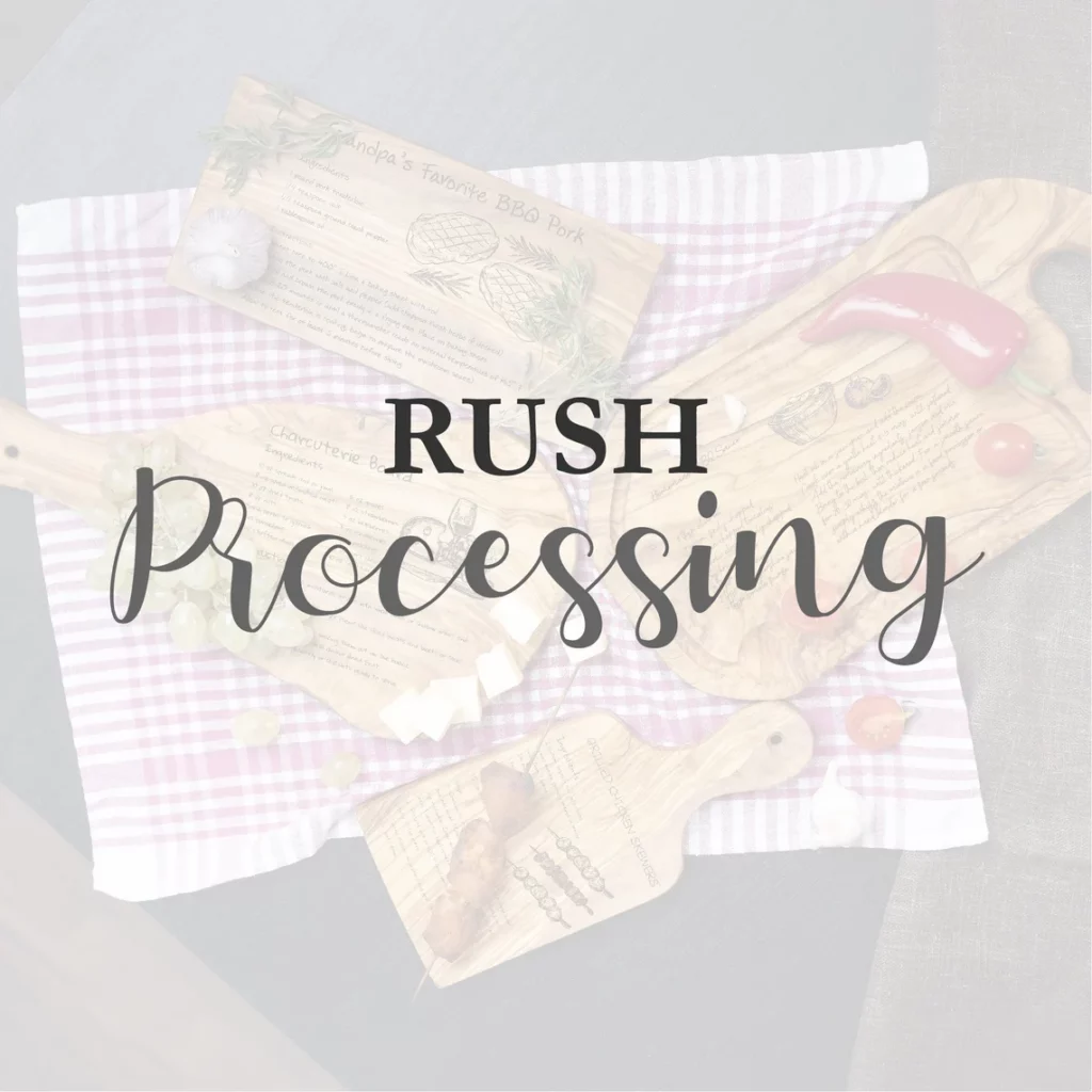 Rush Processing - Order Shipped within 24 hours