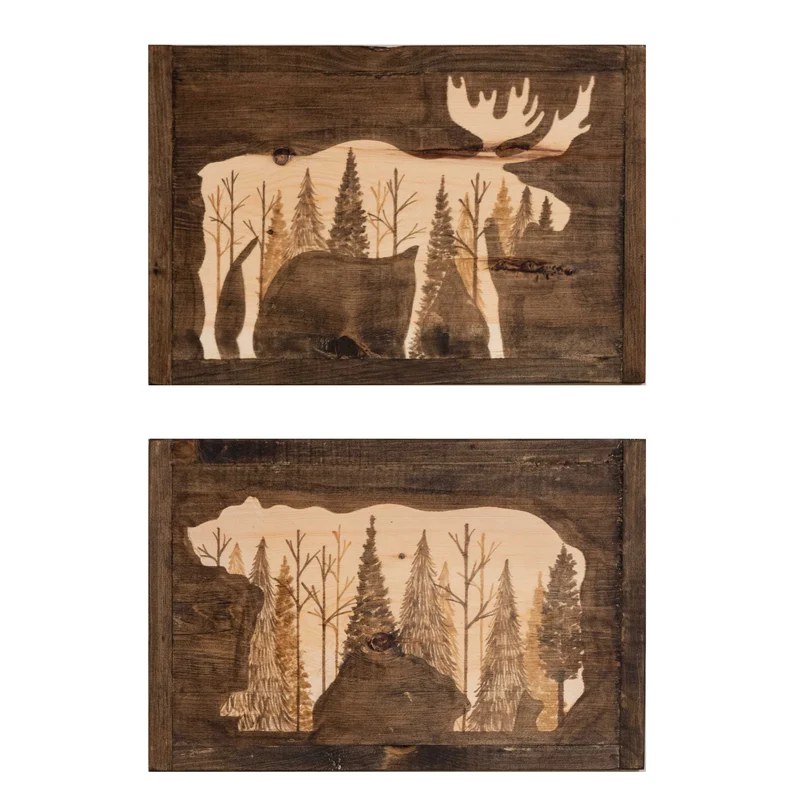 Bear and Moose Painting Set