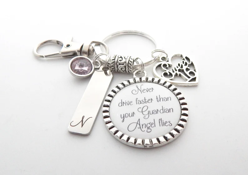 New Driver Guardian Angel Keychain