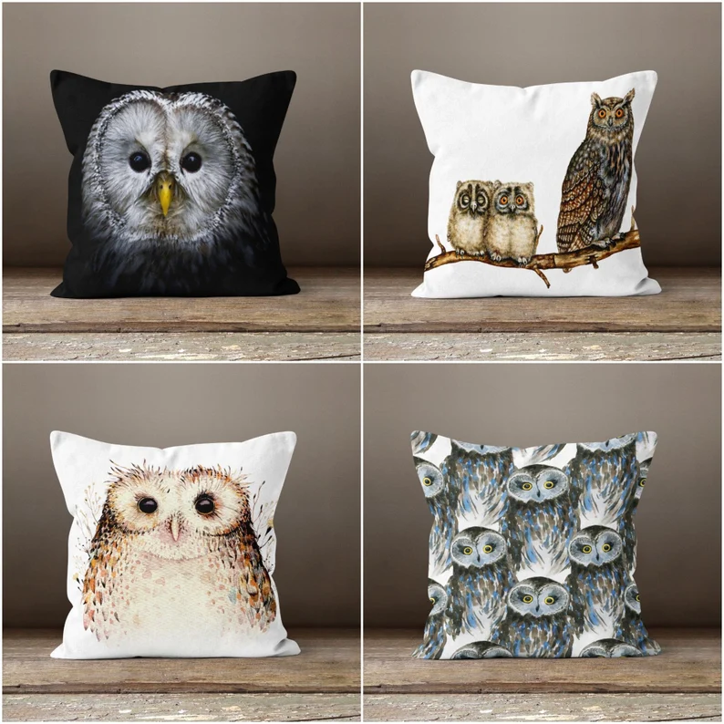 Owl Print Pillowcases