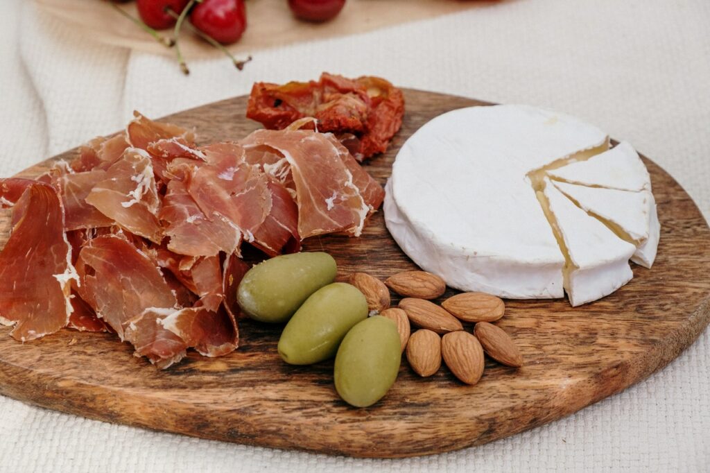 cheeses, meats & charcuterie board