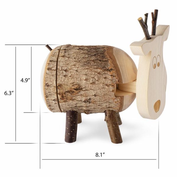 Handmade Reindeer Piggy Bank