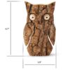 Rustic Wooden Owl