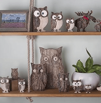 Wooden owl Decoration